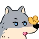 Wolf emoji 🦋