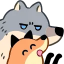 Wolf emoji 😐