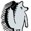 Wolf emoji 🫥