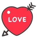 Valentine emoji 💘