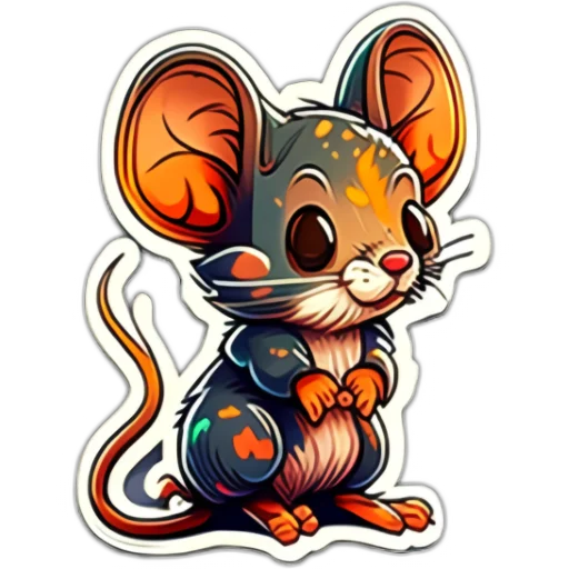 Neural mouse sticker 😃