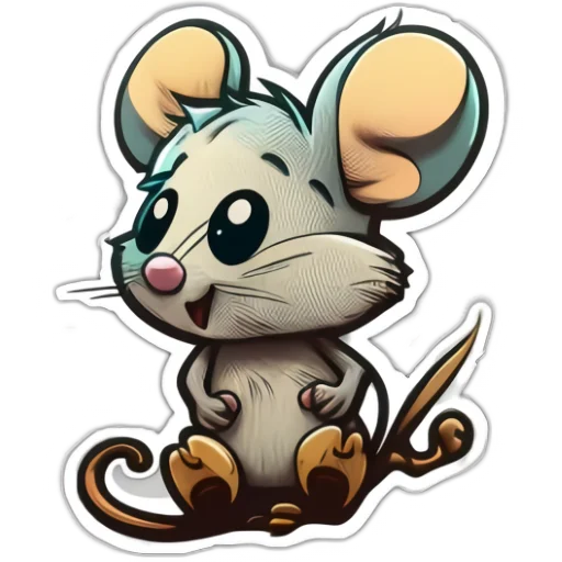Neural mouse sticker 😄