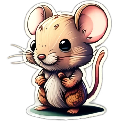 Neural mouse sticker 🙂