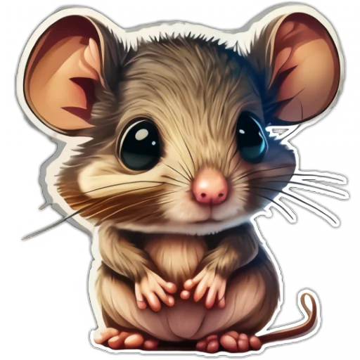 Neural mouse sticker 🥹