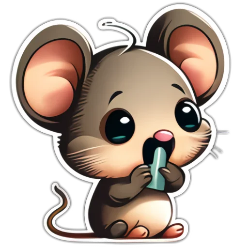Neural mouse sticker 🍴