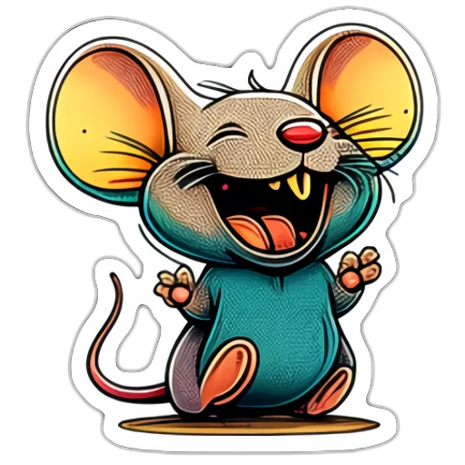 Neural mouse sticker 😂