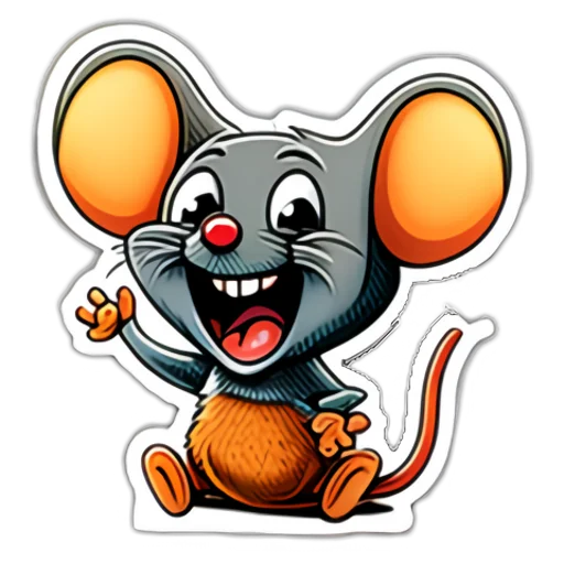 Neural mouse sticker 🙋