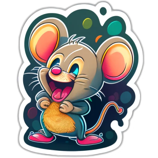 Neural mouse sticker 😆