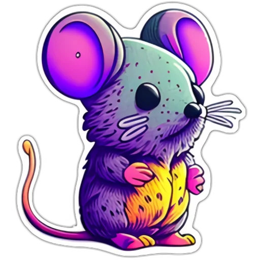 Neural mouse sticker 😈