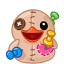 Halloween Duck stiker 💘