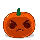 Halloween Pumpkin stiker 🤬