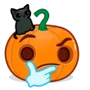 Halloween Pumpkin stiker 🤔