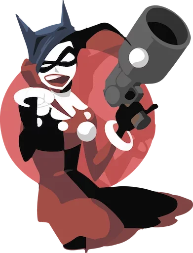 Harley Quinn emoji ☺️