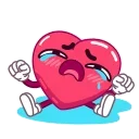 Heart emoji 😭