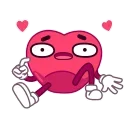 Heart emoji 😨