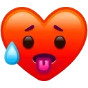 Эмодзи Heart Emoji 😑