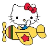 Hello Kitty Emojis sticker ✈️