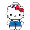 Емодзі Hello Kitty Emojis 🏃‍♀️