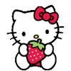 Эмодзи Hello Kitty Emojis 🍓
