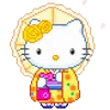 Hello Kitty Emojis sticker ☔️