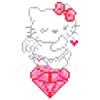 Hello Kitty Emojis emoji 💎