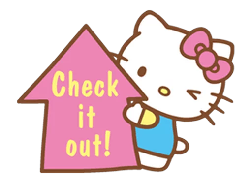 Hello Kitty stiker 📣