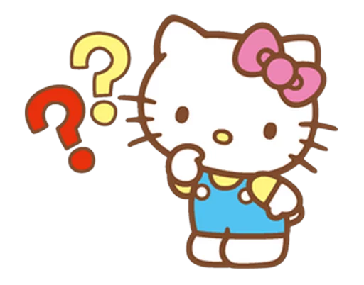 Hello Kitty stiker 😶