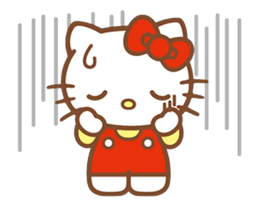 Стикер Hello Kitty 🐓