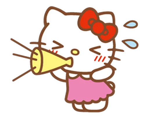 Hello Kitty stiker 📢