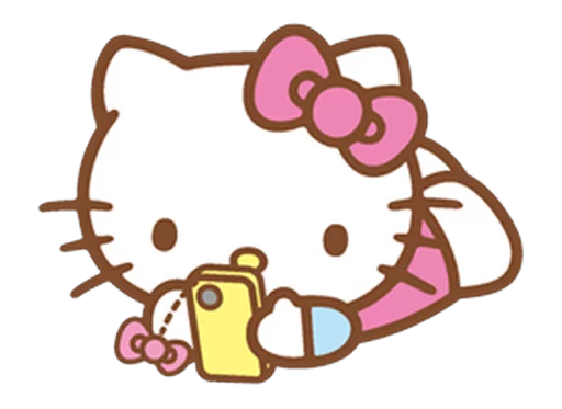 Hello Kitty naljepnica 📱