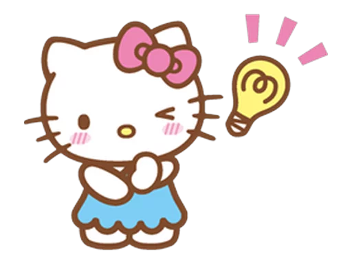 Hello Kitty stiker 💡