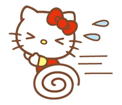 Hello Kitty stiker 🏃