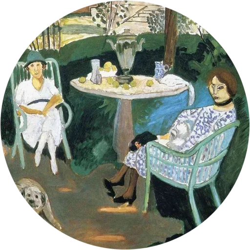 Telegram Sticker «Henri Matisse» ☕