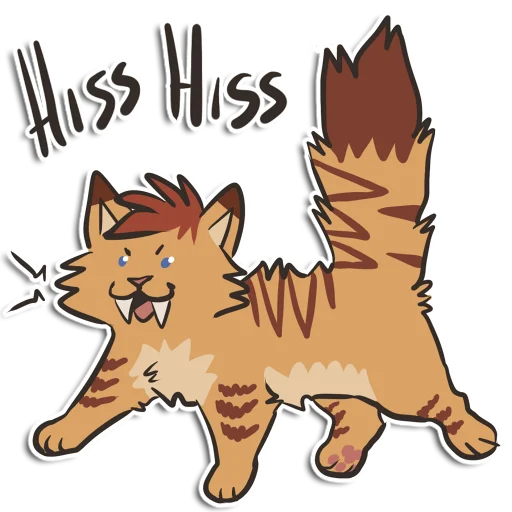 HissSticks sticker 🐈