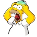 Telegram emoji Homer Simpson