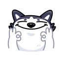 Siberian Husky emoji 👌
