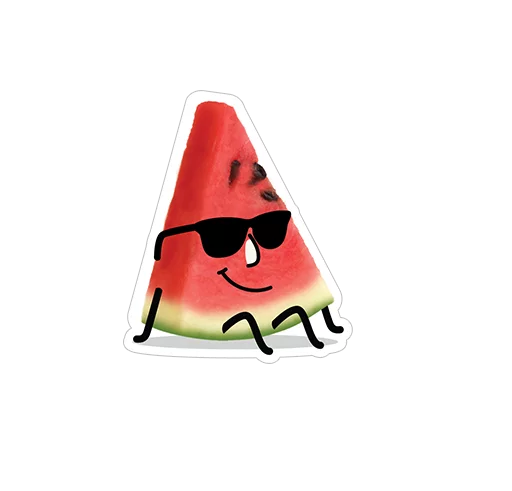 Telegram stickers watermelon
