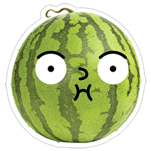 watermelon emoji 😳