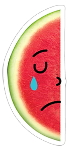 watermelon emoji 😭