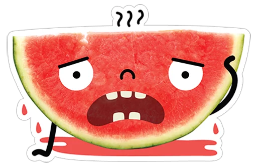 watermelon emoji 😱