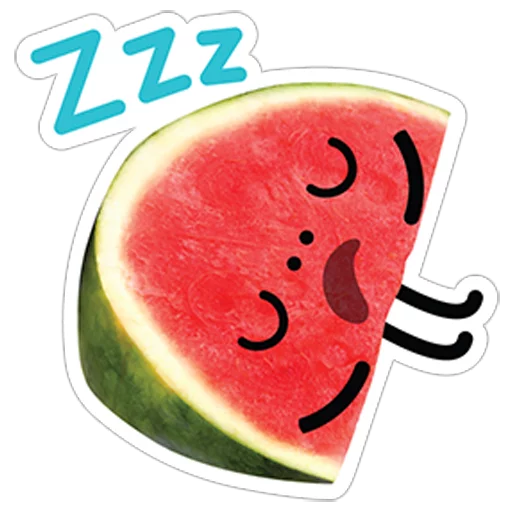 watermelon emoji 😴
