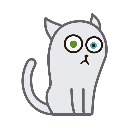 Sticker de Telegram «Hoover the Special Cat» 😳