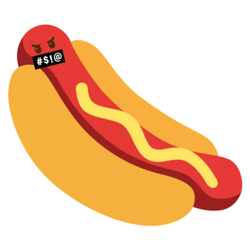 hot dogi dog stiker 🤬