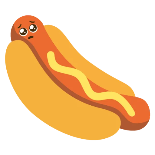hot dogi dog stiker 🥺