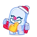 Telegram emoji Ice Man