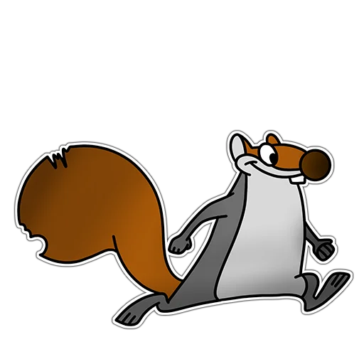 Telegram naljepnica «Squirrels» 😎