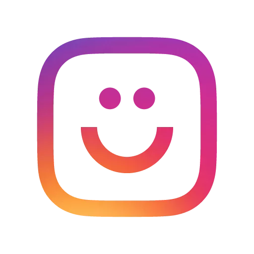 Pelekat telegram Instagram Emojis