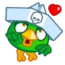 Jack the Parrot emoji 😘