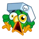 Jack the Parrot emoji 😨