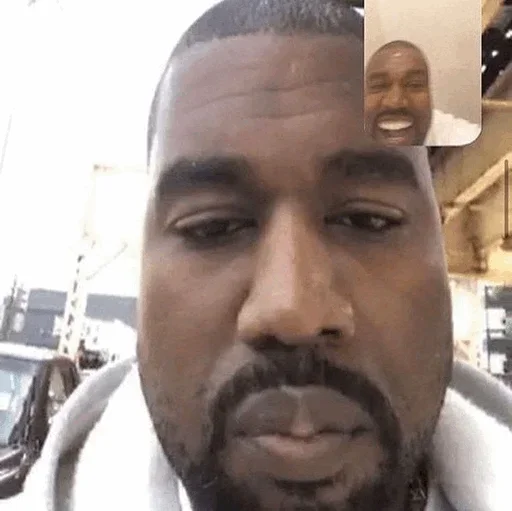 Kanye West sticker 😶